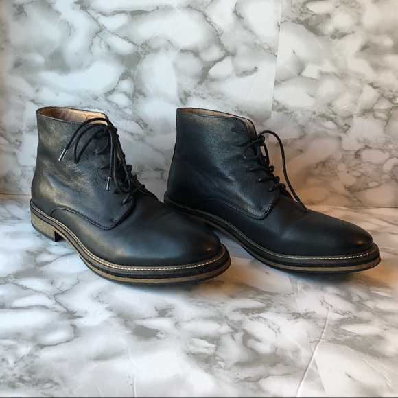 Gravity Pope Other - Men's Gravity Pope Black Leather Lace Up Dress Boot